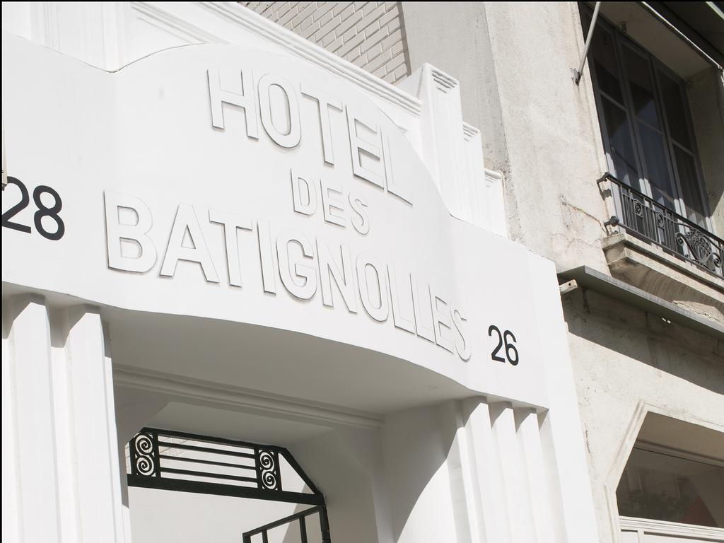 Hôtel Des Batignolles Paris Eksteriør billede